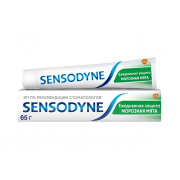 Sensodyne Зубная паста Ежедневная защита для чувствительных зубов с фтором 65 г (Морозная мята)