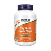 NOW Psyllium Husk 500mg 200 veg caps