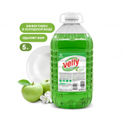 GRASS Velly light Средство для мытья посуды с ароматом зеленого яблока (ПЭТ канистра) 5 л