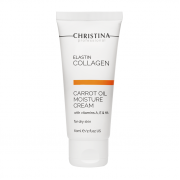 Christina Elastin Collagen Carrot Oil Moisture Cream with Vit. A, E & HA –  для сухой кожи 60 мл