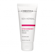 Christina Sea Herbal Beauty Mask Strawberry for normal skin – для нормальной кожи «Клубника» 60 мл